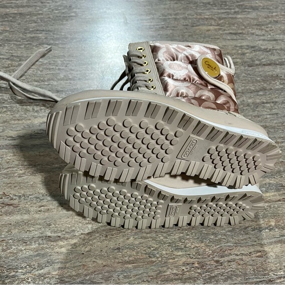 Coach Dorean Monogram C mud-calf quilted boots - Picture 15 of 16